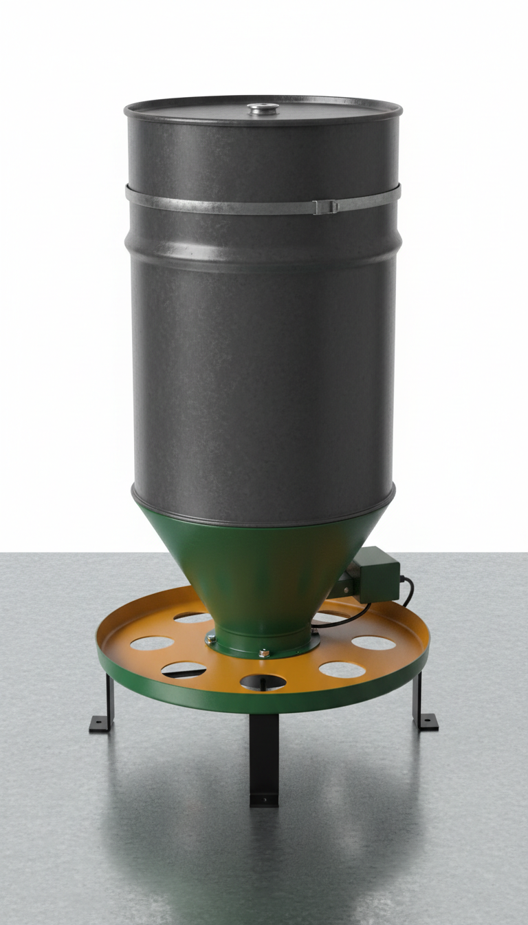 55-gallon metal barrel feeder kit